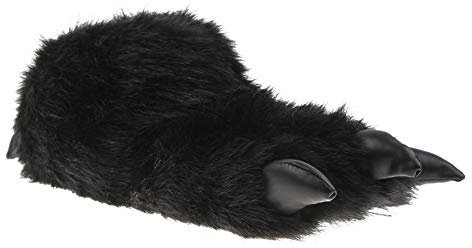 SAMs Unisex Tierhausschuhe Monsterkralle, schwarz, 44/45, TH-MK