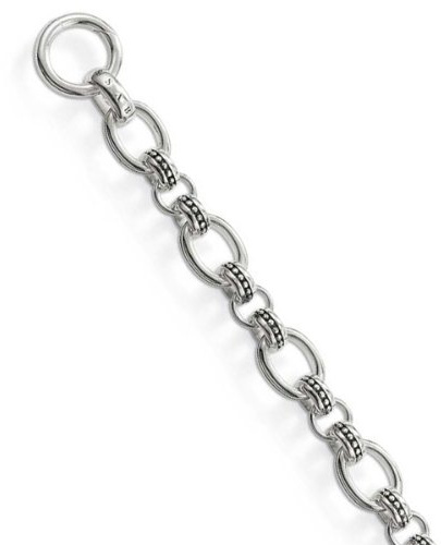 THOMAS SABO Damen-Armband Rebel at Heart 925 Silber 18 cm - A1041-001-12-M