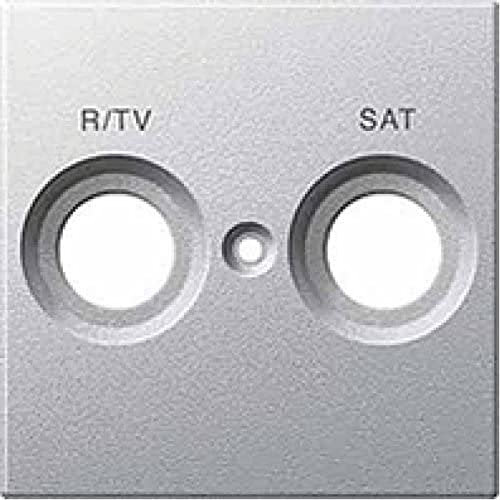 Schneider Electric MTN299260 Caratula Toma R-TV/SAT, Aluminio