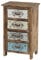 Mendler Kommode Cadiz Schubladenkommode Schrank Shabby-Look, Vintage, 79x48x33cm