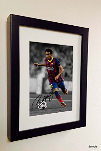 Kitbags & Lockers Signierter Neymar Jr. Barcelona Foto Bilderrahmen Autogramm Fußball 1
