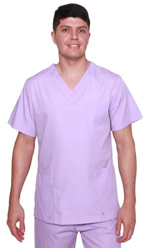 Mirabella Health & Beauty Unisex Lister Hospital Scrub Top Lilac L