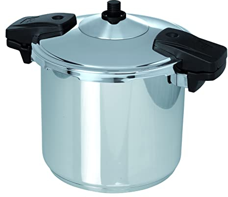Jata OSR8 - Olla a Presión Super Rápida 8 litros, Acero Inoxidable, Apta para todas Cocinas Incluida Inducción, Diámetro 22 cm