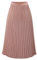 TEERFU Damen Plissee Rock, Plissee, Rosa, S