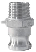 Raccord camlock male - embout fileté male en inox - Type F - Ø A: 1''____Ø B: 1''