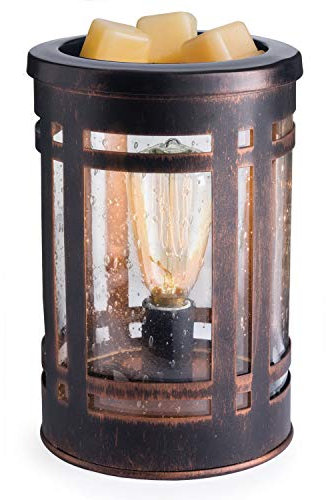 Candle Warmers Etc. Vintage Bulb Illumination Fragrance Warmer Light Up Warmer for Warming Scented Candles, Wax Melts or Tarts and Essential Oils