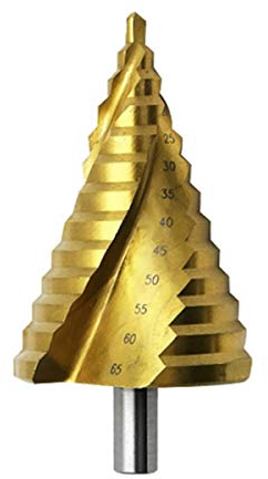 CEFEPH Profi Stufenbohrer CFH665 HSS Schälbohrersatz für Edelstahl Metall Holz Kunststoff usw