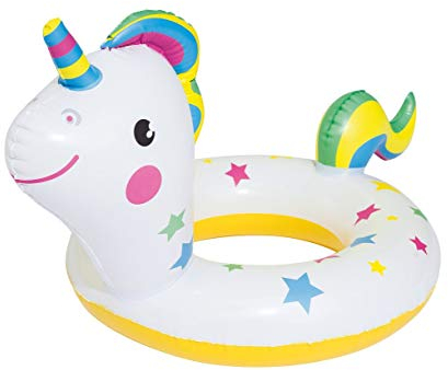 Bestway Aufblasbarer Schwimmring für Tiere (Einhorn)