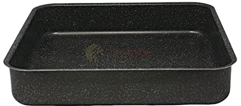 NAMAI - Teglia Forno Quadrata, 38CM x 38CM, Lasagnera Antiaderente, Alluminio Resistente, Adatta In Lavastoviglie, Made In Italy (38cm x38cm)