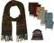 Andrew Scott Winterschal, mittelschweres Material, Unisex, verschiedene Designs, 5 Stück - mehrfarbig - 12W x 55L