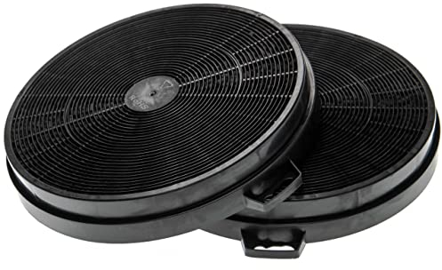 vhbw 2x Filter Aktivkohlefilter kompatibel mit Viva VVZ 52 V10 Dunstabzugshaube, Kohlefasern