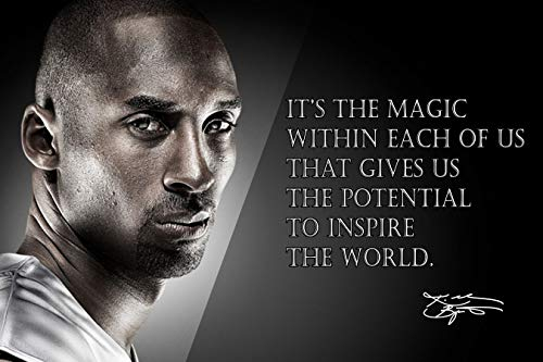 Kobe Bryant Poster Zitat Schwarz Geschichte Monat Poster Los Angeles Lakers Zitate Basketball Sport Decor Coaching Wall Art Growth Mindset Lehrer P066