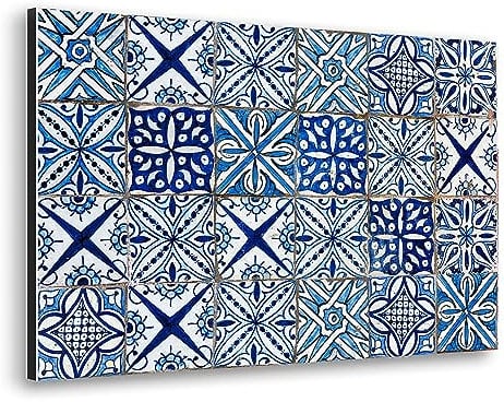 CREARREDA - Credence Pour Cuisine en Aluminium Made in Italy Protection pour Plaques de Cuisson et mur lavable et facile à Monter Plaque anti-éclaboussures en Métal