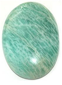Grüner Amazonit-Cabochon, natürlicher Amazonit-Edelstein, ovale Form, 41 Karat, 33 x 23 x 6 mm, Schmuckherstellung, Edelstein, Amazonit, 33x23x6mm, Edelstein, Amazonit