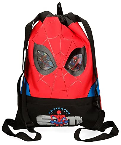 Marvel Spiderman Protector mochila Saco Rojo 30x40 cms Poliéster 0,6L
