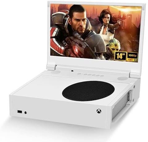 G-Story 14'' Portable Monitor for Xbox Series S, 1080P Gaming Monitor with IPS Screen, Two HDMI, HDR, Freesync, Game Mode