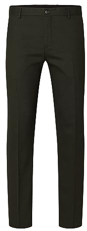 SELETED HOMME Herren SLHSLIM-Neil TRS B NOOS Hose, Dark Green, 37