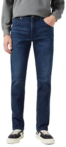 Wrangler Herren Jeans Greensboro - Regular Fit - Blau - Wild Horse W29-W46, Größe:31W / 30L, Farbe:Wild Horse 112350742
