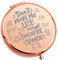 MYSOMY Broadway Drama Gift Theater Schauspielerin Make-up-Spiegel Don't Make Me Use My Theatre Voice Kompaktspiegel für Drama Fandom (Sprachspiegel)