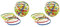 Läufer 59106 Rondella Rubberball, ca. 200 Gummibänder, Durchmesser 60mm, bunt sortierte Gummiringe in hervorragender Qualität (Packung mit 2)