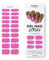 MOYOU LONDON Halbgehärtete UV Gel Strips - 20 Stück - Gel-Nagelfolien UV Härtend für Maniküre in Salonqualität - Prom Queen