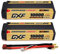 DXF 2PCS 2S Lipo Akku 7.6V 150C 10000mAh HV Hardcase Batterie mit 5.0mm Kugel to T Stecker für RC Car RC Truck Flugzeug Helikopter Boot Buggy Wing