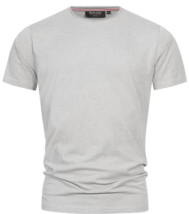 Indicode Herren INWalmore T-Shirt Sommershirt mit Rundhals-Ausschnitt | Leichtes Herrenshirt für warme Tage mit angenehmer Passform, Herrenshirt, Basic Shirt, Freizeitshirt, Sommershirt für Männer