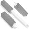 ddLUCK 3 pezzi pietra pomice per wc manico lungo,sostituibile ceramica pulisci water spazzola con manico,d'acqua cleaning block wc per pulizia cucina bagno piscina piastrelle griglia doccia lavandino