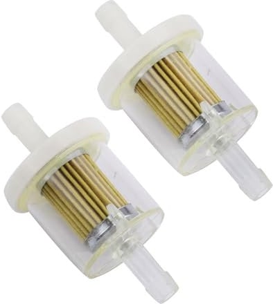 Replacement Fuel Filter Compatible with Briggs Stratton 691035, 40 Micron Diesel Petrol Inline Fuel Filter 1/4 Inch Heavy Duty Filtration