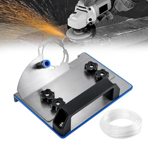 Angle Grinder Stand for 45° Chamfer Cutting, 45 Degree Tile Chamfering Tool, Holder for 100-Type Angle Grinders (Size: With Hose)