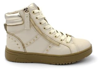 Carmela Botin Deportivo Piel con Cremallera y Cordones Mujer Blanco para: Mujer Color: Blanco Talla: 41