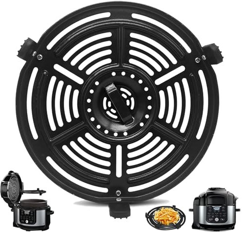 GCQ Air Fryer Accessories for Ninja Foodi Mini 4.7L 6 in 1 OP100UK Ninja Foodi MAX 14 in 1 7.5L OL650UKCP Multi Cooker, Air Fryer Grill Pan Grill Plate Crisper Plate Replacement Parts Tray Rack