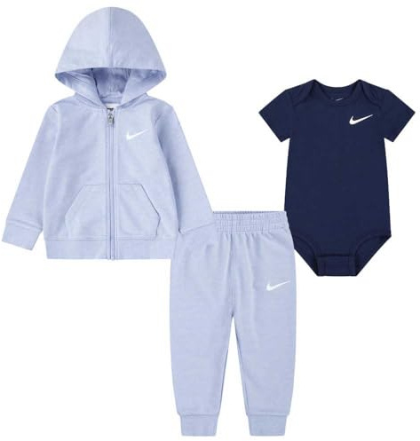 Nike Baby Boys Nkn 3pc Bodysuit Pant Set T-Shirt