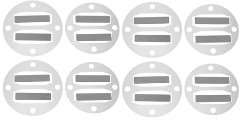 Briny River 4 Sets Luftkompressor-Kopfdichtung, Reed-Ventil-Set für zentrale pneumatische Hafenfracht, kompatibel mit Sears Craftsman E100229