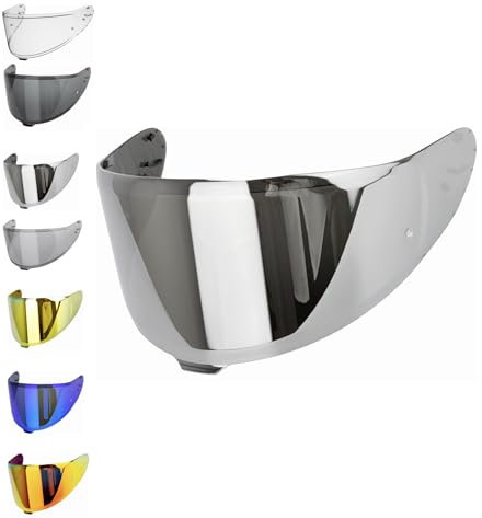 EvoParts Visier Shoei Nxr 2 (nicht Nxr 1) - Z8 - X15 - xSPR Pro - Cwr-f2 (Silber)