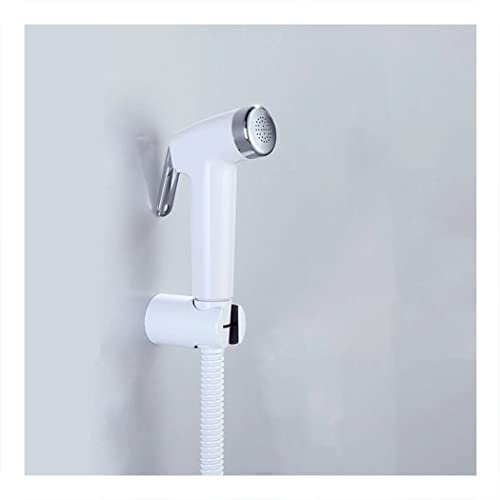 Rubinetto/rubinetto, rubinetto bidet per wc, toilette a mano bidet spruzzatore di bidet in plastica bianca shattaf bidet tostino kit di scarico rondella rondella valvola angolare ottone solido, set