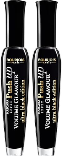 Bourjois Mascara Volume Glamour Push Up 31 Ultra Black (Packung mit 2)