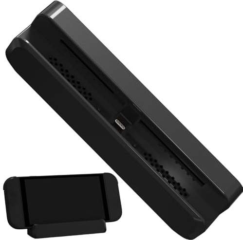 Game Console Dock, Charging Accessories, Game Console TV Base Dock, for Kids Teens Travelers Gamers Travel Dorm Living Room Bedroom Study Vacation Hotel