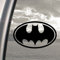 Vinyl-Aufkleber, Batman-Motiv, für Stoßstange, Fenster, Schwarz