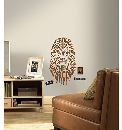 Wandtattoo Star Wars Chewbacca Typografie