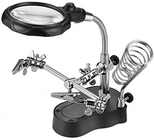 Dritte Hand Magnifying Glass Marke Iso Trade, Bunt