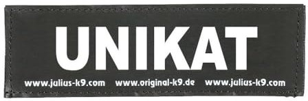Julius-K9 162LR-K-31055 Klettaufschrift, UNIKAT, klein, schwarz