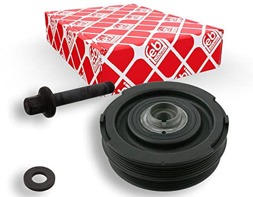 febi bilstein 33583 Riemenscheibe (entkoppelt) für Kurbelwelle, mit Schraube und Scheibe, 1 Stück