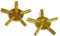 Clock Winding Keys Brass Spider odd/Even Pair Ten Sizes Key Wind Old Clocks 10 Sizes