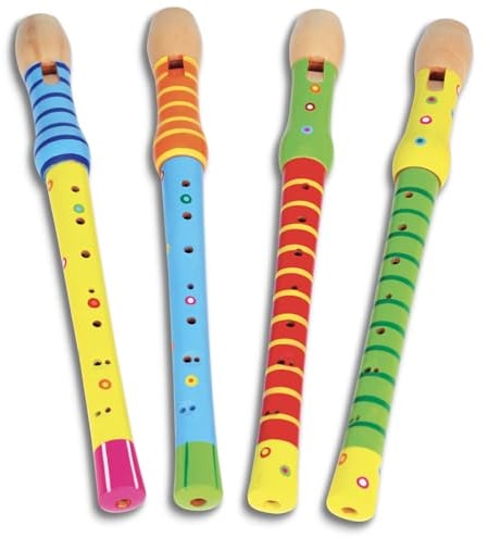Bontempi 313010 - Musikinstrument Blockflöte - zufällige Farbauswahl