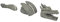 Design Toscano Das Wassergraben-Ungetüm Drachenskulptur, Kunstharz, Grau, 11.5 x 47 x 7.5 cm