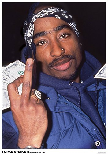 2 PAC Tupac Shakur Poster New York City 56th Street 1996