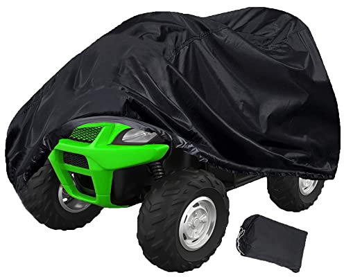 Indeedbuy Housse imperméable et résistante pour Quad à 4 Roues pour Enfants, Petite Protection pour Honda, Polaris, Yamaha, Suzuki, Kawasaki, Kart (221 x 99 x 106 cm)