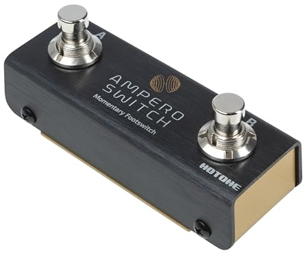 Hotone Ampero Switch - Zweifach-Fußschalter Pedal Momentan 2-Wege Pedal Controller 6,35 mm