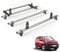 Van Guard Roof Rack for Citroen Berlingo 2018+ 3 Aluminium Roof Bars, Rear Ladder Roller with Loadstops [Note: Only Suitable for Models with Twin Rear Doors.] - UltiBar Plus - VG338-3/VGR-03